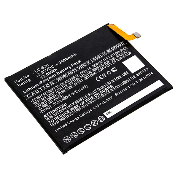 Nokia LC-620 accu (3.85 V, 3400 mAh, 123accu huismerk)  ANO00227 - 1