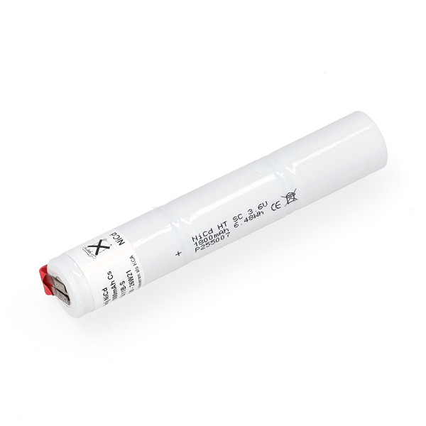 Noodverlichting 3xCs HT staaf met S11 aansluiting (3.6V, 1800 mAh, NiCd, 123accu huismerk) ANB03601 - 2