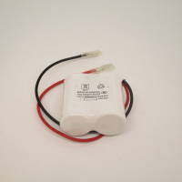 Noodverlichting side by side C cell (2.4V, 2500 mAh, 123accu huismerk)  ANR00030