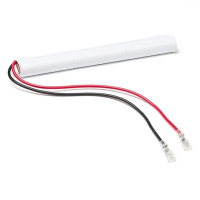 Noodverlichting stick 3x AA cell (3.6V, 800 mAh, Ni-Cd, 123accu huismerk)  ANR00063