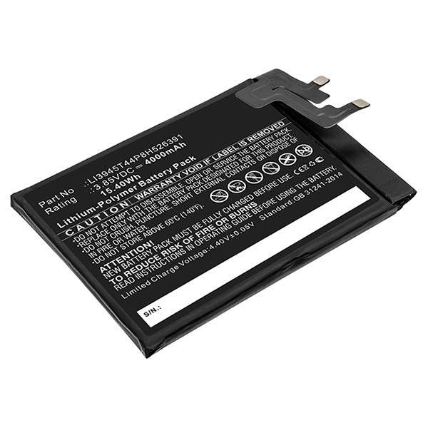 Nubia LI3945T44P8H526391 accu (3.8 V, 4400 mAh, 123accu huismerk)  ANU00008 - 1