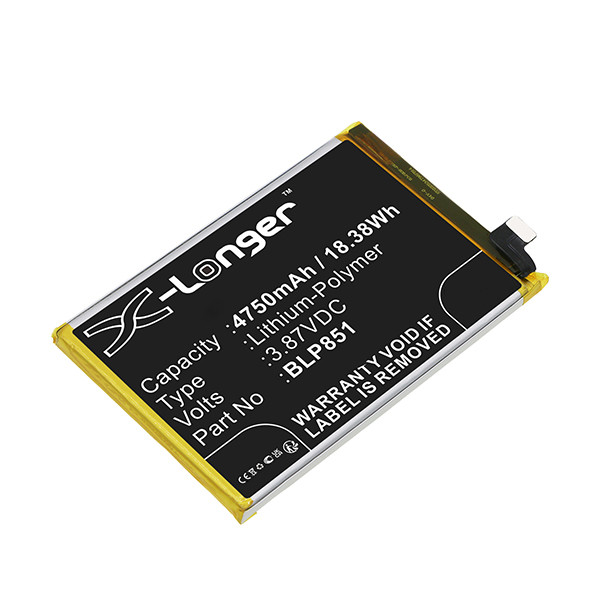 OPPO A74 / F19 /  BLP851 accu (3.87 V, 4750 mAh, 123accu huismerk) AOP00383 - 1