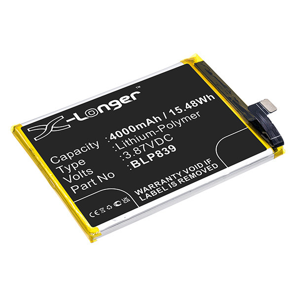 OPPO A95 5G / BLP839 accu (3.85 V, 4200 mAh, 123accu huismerk) AOP00348 - 1