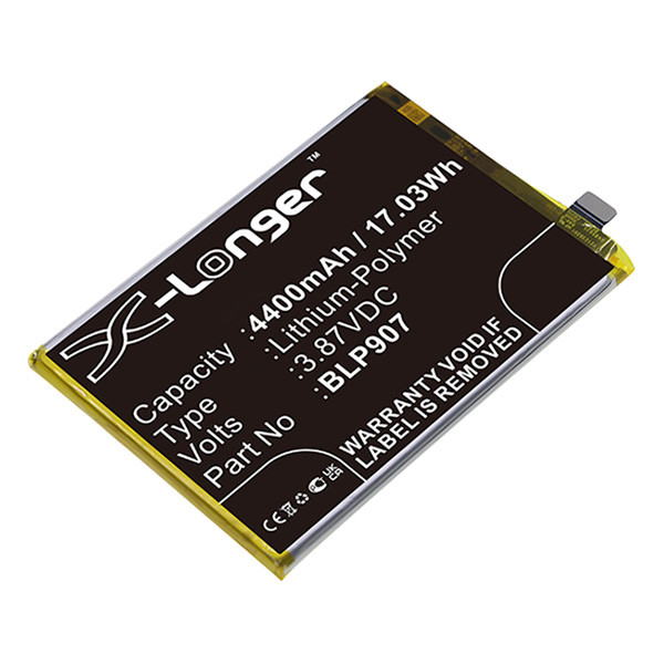 OPPO A96 / BLP907 accu (3.8 V, 4400 mAh, 123accu huismerk) AOP00359 - 1
