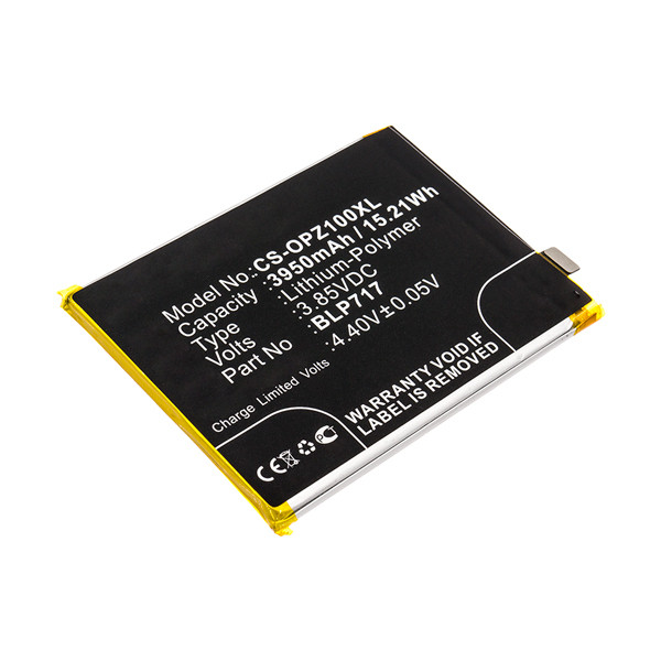 OPPO BLP717 accu (3.85 V, 3950 mAh, 123accu huismerk)  AOP00298 - 1