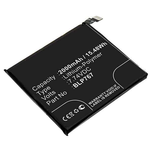 OPPO BLP767 accu (7.74 V, 2000 mAh, 123accu huismerk)  AOP00315 - 1
