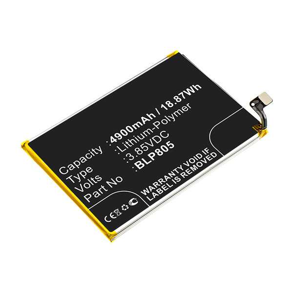 OPPO BLP805 accu (3.85 V, 4900 mAh, 123accu huismerk)  AOP00317 - 1