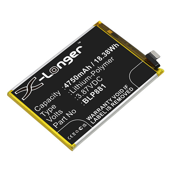 OPPO BLP881 accu (4750 mAh, 123accu huismerk)  AOP00366 - 1