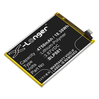 OPPO BLP881 accu (4750 mAh, 123accu huismerk)  AOP00366