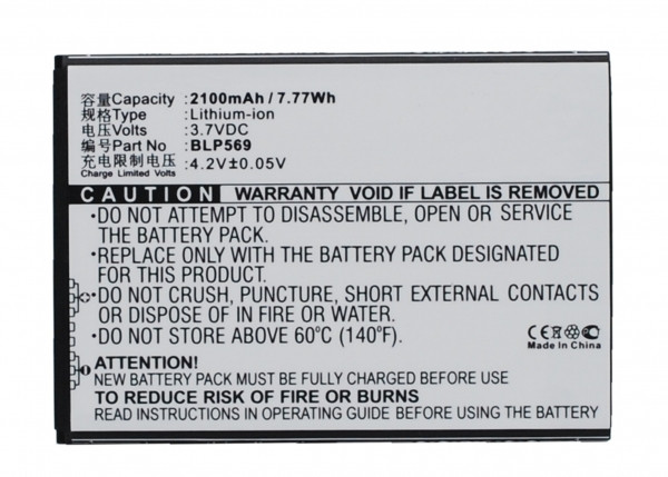 OPPO Find 7 /  BLP569 accu (2100 mAh, 123accu huismerk) AOP00044 - 1