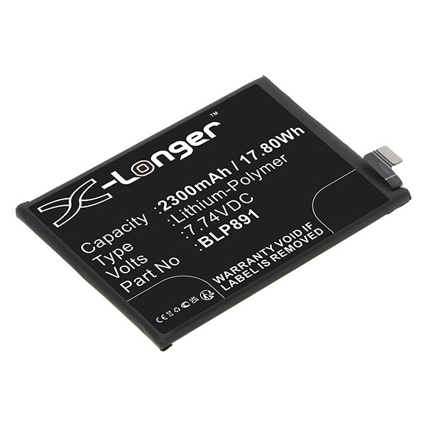 OPPO Find X5 / BLP891 accu (2300 mAh, 123accu huismerk) AOP00379 - 1