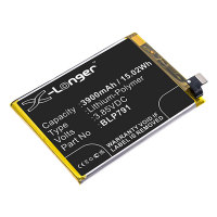 OPPO Reno 4 4G / A73 4G / BLP791 accu (3900 mAh, 123accu huismerk) AOP00354