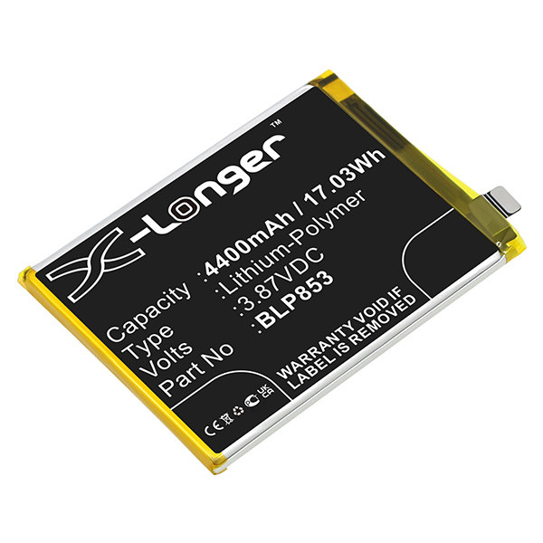 OPPO Reno 4 4G / BLP853 accu (3.87 V, 4400 mAh, 123accu huismerk) AOP00369 - 1