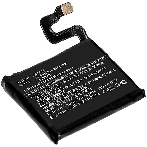 OPPO XE906 accu (3.8 V, 290 mAh, 123accu huismerk) AOP00325 - 1