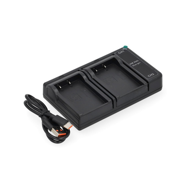 Olympus BLS-5 / BLS-1 USB-C double slot oplader (8.4V, 0.7A, 123accu huismerk) AOL00103 - 1