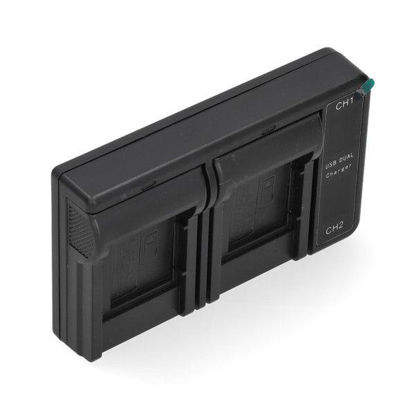 Olympus LI-50B USB-C double slot oplader (4.2V, 0.7A, 123accu huismerk) AOL00101 - 2