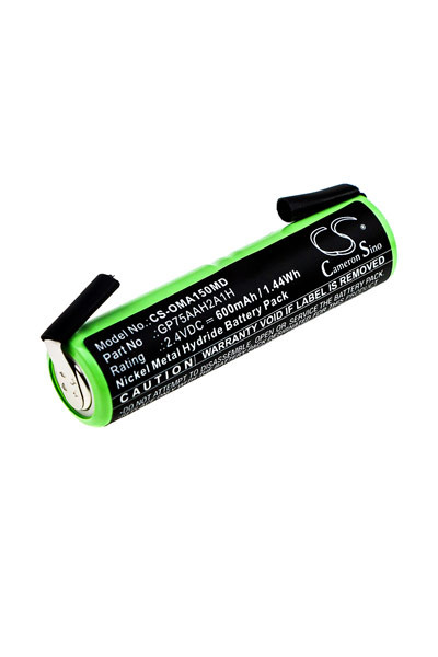 Omron GP75AAH2A1H accu (2.4 V, 600 mAh, 123accu huismerk) AOM00007 - 1