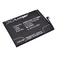 OnePlus BLP607 accu (3.8 V, 2400 mAh, 123accu huismerk)  AON00006