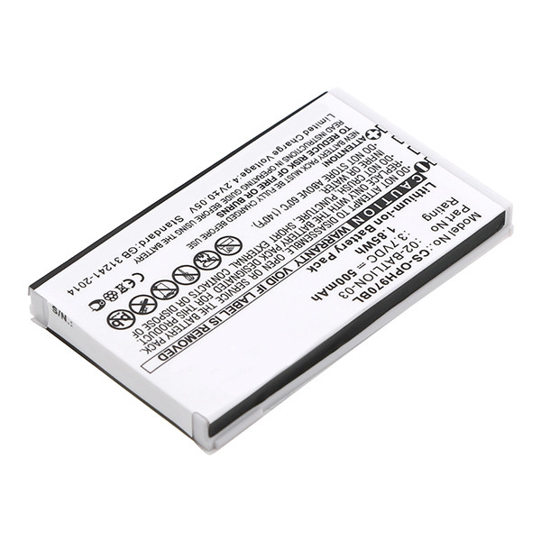 Opticon 02-BATLION-03 accu (500 mAh, 123accu huismerk) AOP00019 - 2