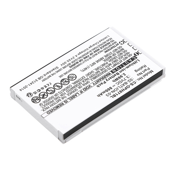 Opticon 11267 / ORBLIOP0012 / 02-BATLION-03 accu (800 mAh, 123accu huismerk) AOP00049 - 2