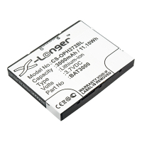 Opticon BAT3000 / T65114B00028 accu (3000 mAh, 123accu huismerk) AOP00265