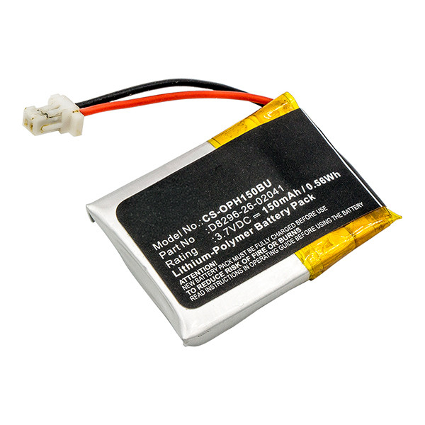 Opticon D8296-26-02041 accu (150 mAh, 123accu huismerk) AOP00133 - 1