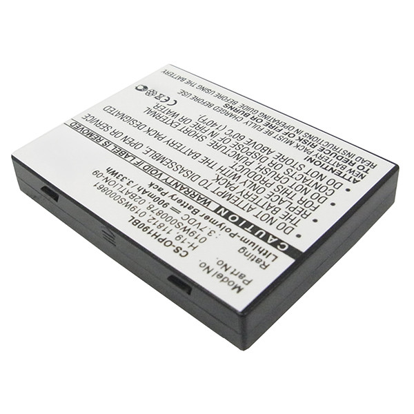 Opticon H-19 / 11812 / 019WS000861 accu (900 mAh, 123accu huismerk) AOP00020 - 2