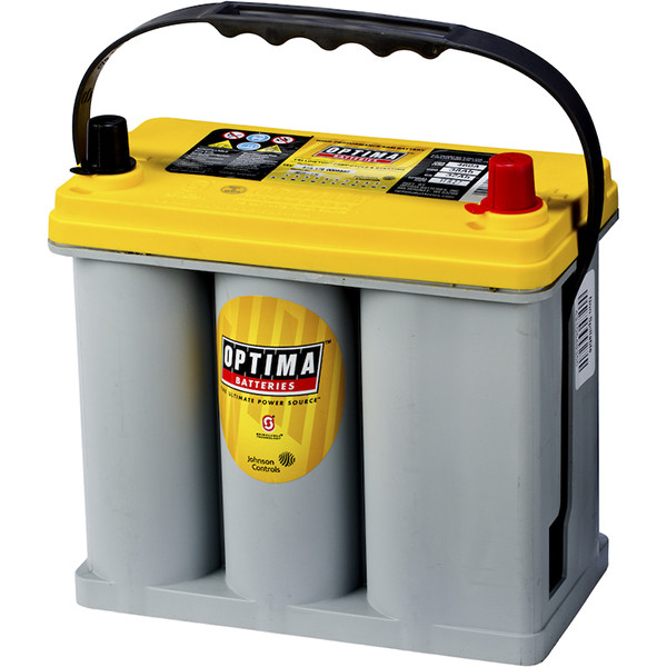 Yellow shop top battery
