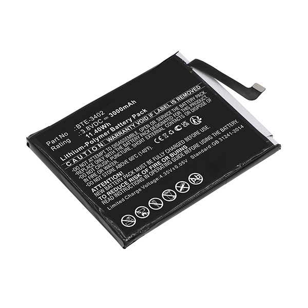 Orbic BTE-3402 accu (3.8 V, 3000 mAh, 123accu huismerk)  AOR00179 - 1