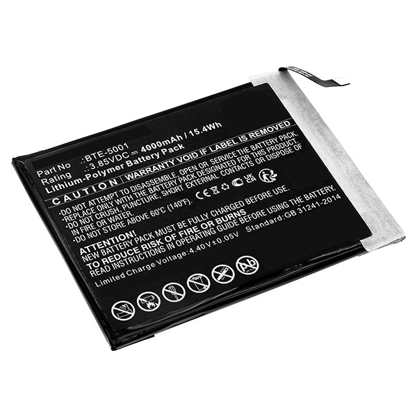 Orbic BTE-5001 accu (3,85 V, Li-pl, 4000mAh, 123accu huismerk)  AOR00183 - 1