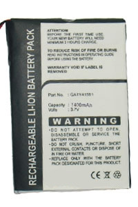 Palm GA1Y41551 accu (1400 mAh, 123accu huismerk)  APA00082 - 1