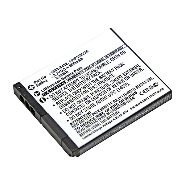 Panasonic 1588-8452 / 1INP5/35/36 accu (600 mAh, 123accu huismerk)  APA00950 - 1