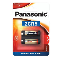 Panasonic 2CR5 / DL245 Lithium batterij (1 stuk, 6V, 1400 mAh) APA01195
