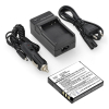 Panasonic CGA‑S008 / CGA‑S008E accu met single slot oplader (3,7 V, 1050 mAh, 123accu huismerk) APA01296 - 1