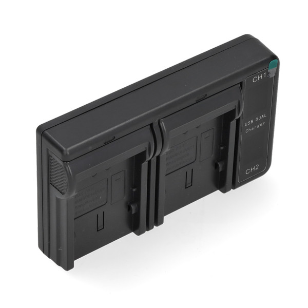 Panasonic CGA-DU07 / CGA-DU12 / CGA-DU14 / CGA-DU21 USB-C double slot oplader (8.4V, 0.7A, 123accu huismerk) APA01250 - 2