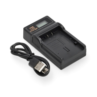 Panasonic CGA-DU07 / CGA-DU12 / CGA-DU14 / CGA-DU21 USB-C single slot oplader (8.4V, 0.7A, 123accu huismerk) APA01236