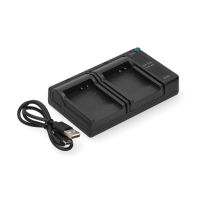 Panasonic CGA-S007 / DMW-BCD10 USB-C double slot oplader (4.2V, 0.7A, 123accu huismerk) APE00143 Panasonic CGA-S007 / DMW-BCD10 USB-C double slot oplader (4.2V, 0.7A, 123accu huismerk) APE00143