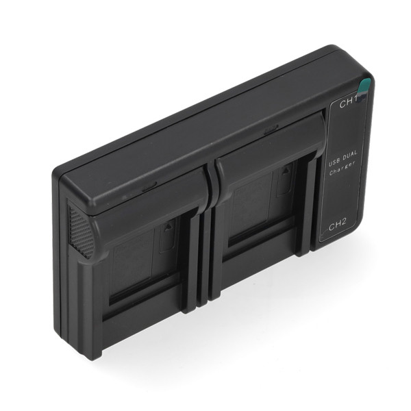 Panasonic CGA-S008 / DMW-BCE10 / VW-VBJ10 USB-C double slot oplader (4.2V, 0.7A, 123accu huismerk) APA01255 - 2