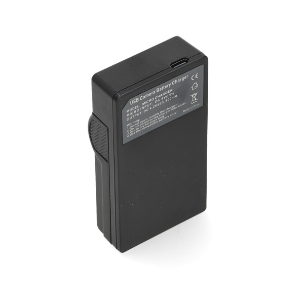 Panasonic CGA-S008 / DMW-BCE10 / VW-VBJ10 USB-C single slot oplader (4.2V, 0.7A, 123accu huismerk) APA01241 - 3