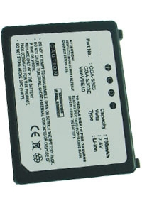 Panasonic CGA-S303 / VW-VBE10 / CGA-S303E accu (760 mAh, 123accu huismerk)  APA00066