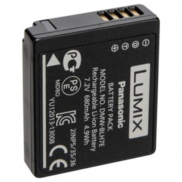 Panasonic DMW‑BLH7E accu (7.2 V, 680 mAh, origineel) APA01304 - 1