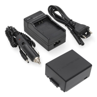 Panasonic DMW-BLB13 / DMW-BLB13E accu met single slot oplader (7,4 V, 1250 mAh, 123accu huismerk) APA01286