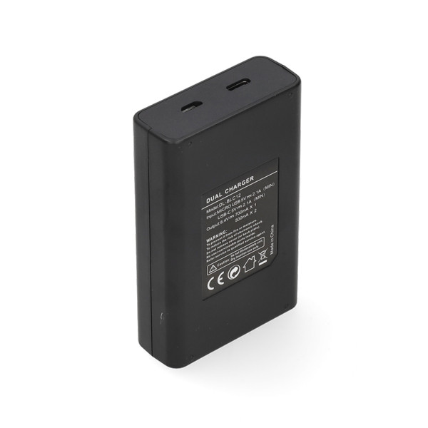 Panasonic DMW-BLC12 / DMW-BLC12E USB-C double slot oplader (8.4V, 0.7A, 123accu huismerk) APA01253 - 3