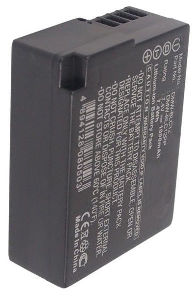 Panasonic DMW-BLC12 / DMW-BLC12E / DMW-BLC12GK accu (1000 mAh, 123accu huismerk)  APA00817 - 1