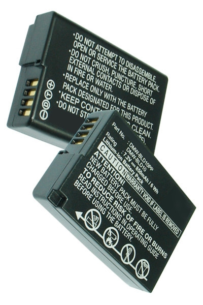 Panasonic DMW-BLD10 / DMW-BLD10E accu (7.4 V, 850 mAh, 123accu huismerk)  APA00032 - 1