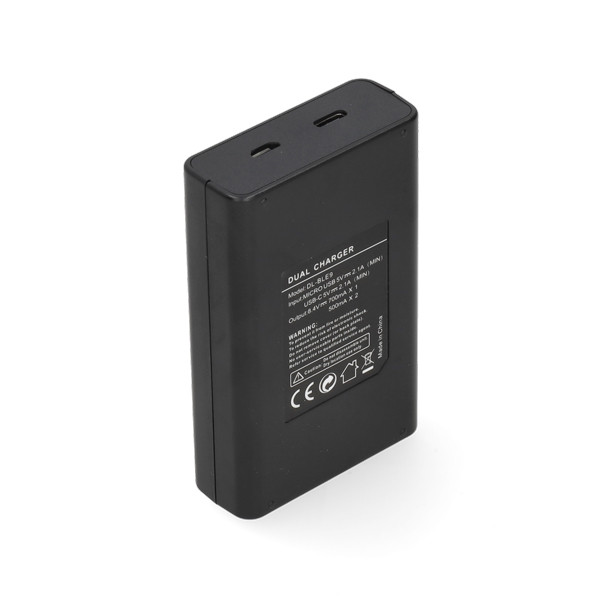 Panasonic DMW-BLE9 USB-C double slot oplader (8.4V, 0.7A, 123accu huismerk) APA01251 - 3