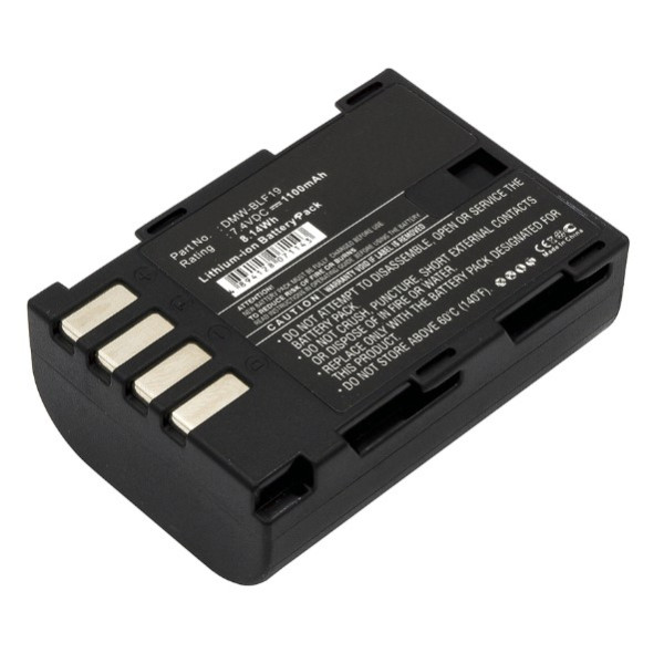 Panasonic DMW-BLF19 / DMW-BLF19E accu (7.4 V, 1100 mAh, 123accu huismerk) APA00045 - 2