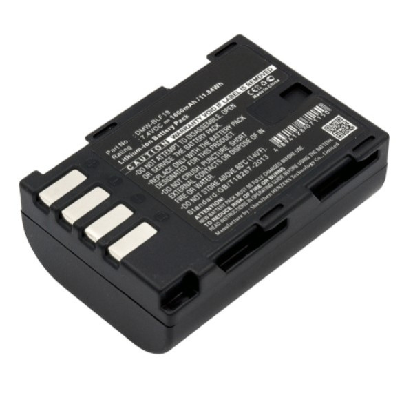Panasonic DMW-BLF19 / DMW-BLF19E accu (7.4 V, 1600 mAh, 123accu huismerk) APA00047 - 2