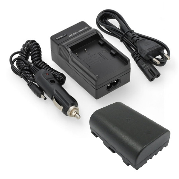 Panasonic DMW-BLF19 / DMW-BLF19E accu met single slot oplader (7,4 V, 2000 mAh, 123accu huismerk) APA01292 - 1