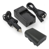 Panasonic DMW-BLF19 / DMW-BLF19E accu met single slot oplader (7,4 V, 2000 mAh, 123accu huismerk) APA01292 - 1